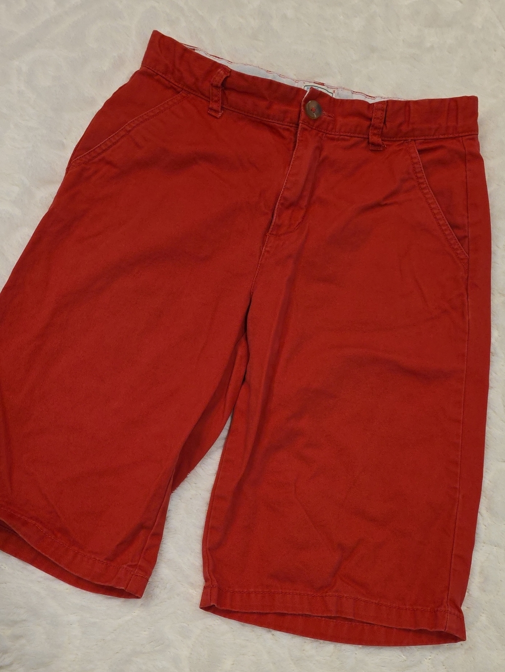 The Children's Place Red Flat-Front Kid's Shorts